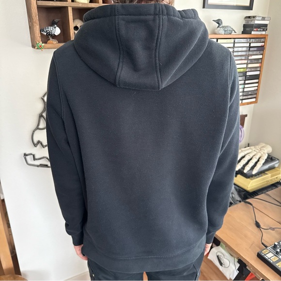 Carhartt Black Clarksburg Pullover Hooded Sweatshirt Hoodie 102790 001 ~ Size L - Picture 5 of 8